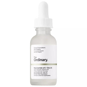 Niacinamida 10% + Zinc 1% de The Ordinary - Suero para reducir imperfecciones y equilibrar la piel grasa